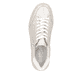Goldene remonte Damen Sneaker Low D2C02-90 mit einem Reißverschluss. Schuh von oben.