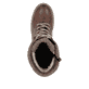 Nougatbraune remonte Damen Schnürstiefel D9380-20 mit Flip-Grip Sohle. Schuh von oben.