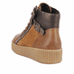 
Nougatbraune remonte Damen Schnürstiefel R7997-24 mit Schnürung und Reißverschluss. Schuh seitlich schräg
