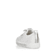 Weiße remonte Damen Sneaker Low D0913-80 mit Schnürung sowie der Komfortweite G. Schuh von hinten.