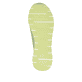 Grüne remonte Damen Sneaker Low D2G00-52 mit Reißverschluss sowie Komfortweite G. Schuh Laufsohle.