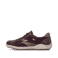 Weinrot-bronzene remonte Damen Schnürschuhe R1443-35. Schuh Außenseite.