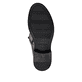 Dunkelbraune remonte Hochschaftstiefel D2W77-25 mit einem Reißverschluss. Schuh Laufsohle.