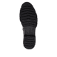 Braune remonte Hochschaftstiefel D2S74-25 mit einem Reißverschluss. Schuh Laufsohle.