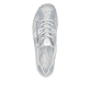 Blaue remonte Damen Schnürschuhe R3403-14 mit einem Reißverschluss. Schuh von oben.