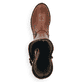 
Kaffeebraune remonte Damen Hochschaftstiefel R6590-22 mit einer dämpfenden Profilsohle. Schuh von oben