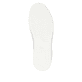 Weiße remonte Damen Sneaker Low D0J01-85 mit einem Reißverschluss. Schuh Laufsohle.