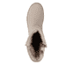 Beige remonte Hochschaftstiefel D4A71-60 mit wasserabweisender TEX-Membran. Schuh von oben.