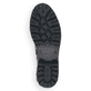Bordeauxfarbene remonte Damen Schnürstiefel D8671-35 mit einem Reißverschluss. Schuh Laufsohle.