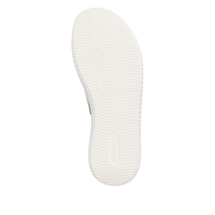 Mules remonte dorées pour femme D3L53-90 avec finition métallisée. Semelle extérieure de la chaussure.