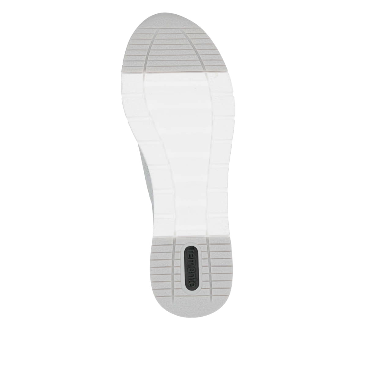 Graue remonte Damen Slipper R6712-40 mit einem Gummizug sowie der Komfortweite G. Schuh Laufsohle.