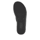 Schwarze remonte Damen Pantoletten D1N55-02 mit einem Gummizug. Schuh Laufsohle.