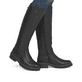 Schwarze remonte Hochschaftstiefel D0B72-01 mit wasserabweisender TEX-Membran. Schuh am Fuß.