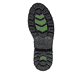 Schwarze remonte Damen Schnürstiefel D0B81-00 mit wasserabweisender TEX-Membran. Schuh Laufsohle.