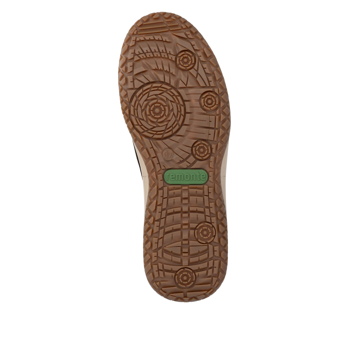 Dunkelbraune remonte Damen Schnürschuhe D3Q00-25. Schuh Laufsohle.