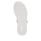 Weiße remonte Riemchensandalen D1J50-81 mit Gummizug sowie weicher Einlegesohle. Schuh Laufsohle.