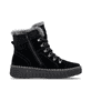 Schwarze remonte Damen Schnürstiefel D4A70-03 mit wasserabweisender TEX-Membran. Schuh Innenseite.