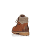 
Braune remonte Damen Schnürstiefel D7478-22 mit einer dämpfenden Profilsohle. Schuh von hinten