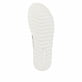 Beige remonte Damen Pantoletten D0Q64-60 mit einem Klettverschluss. Schuh Laufsohle.