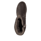 Dunkelbraune remonte Hochschaftstiefel D0B80-25. Schuh von oben.