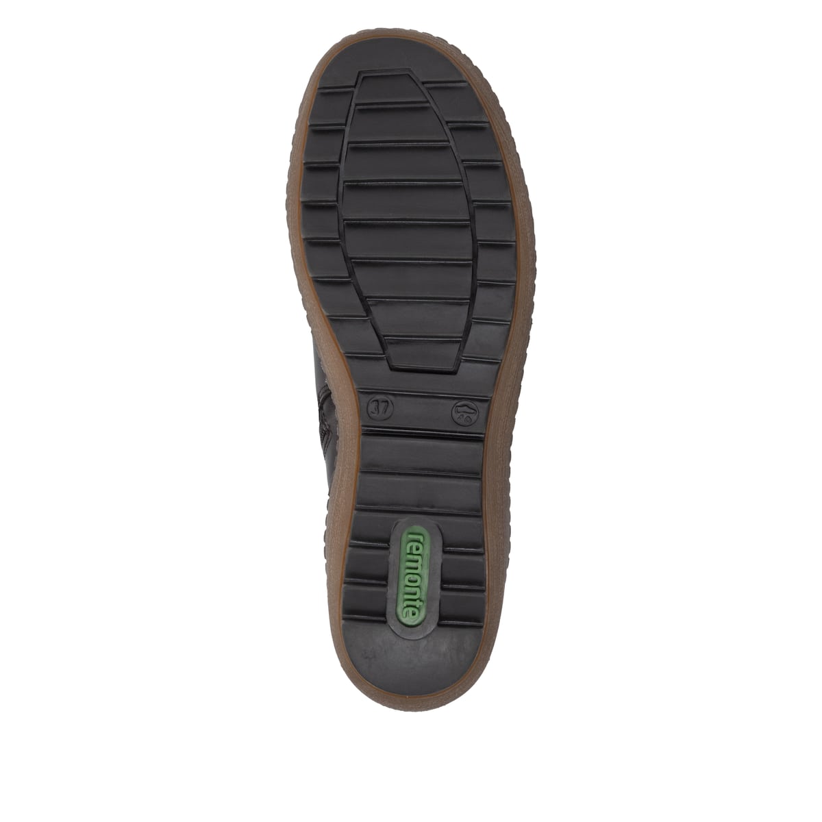 Bordeaux-dunkelbraune remonte Damen Schnürstiefel R1454-27. Schuh Laufsohle.