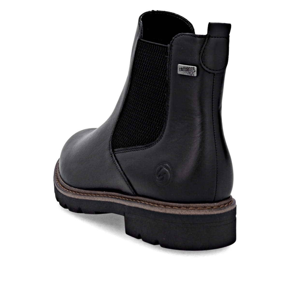 Chelsea Boots remonte noires femme D2Q70-00 avec membrane remonteTEX. Chaussure vue de dessus.