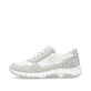 Weiße remonte Damen Sneaker Low D1S03-80 mit Reißverschluss sowie Komfortweite G. Schuh Außenseite.