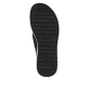 Schwarze remonte Damen Riemchensandalen D1J52-00 mit einem Elastikeinsatz. Schuh Laufsohle.