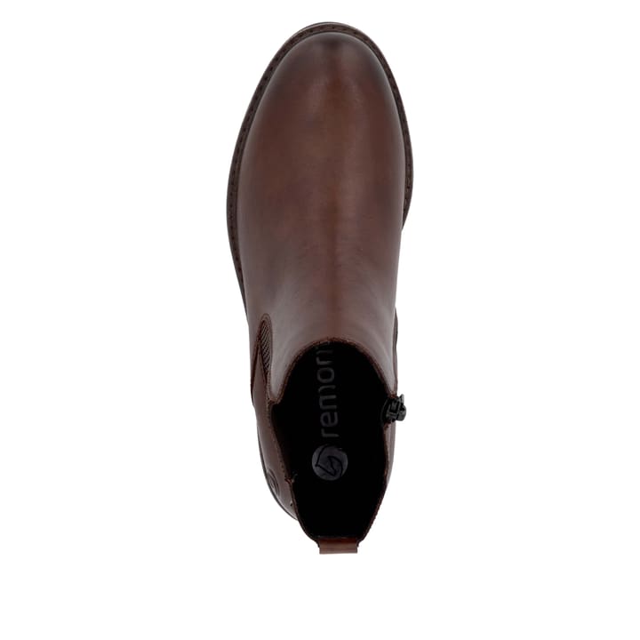 Chelsea Boots remonte marron femme D2Q70-22 avec membrane remonteTEX. Semelle extérieure de la chaussure.