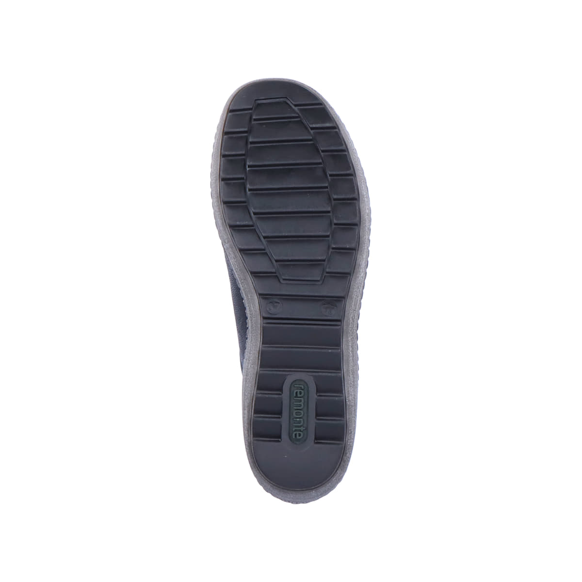 
Tiefschwarze remonte Damen Schnürschuhe R1402-06 mit Schnürung und Reißverschluss. Schuh Laufsohle