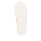 Beige remonte Damen Slipper D1F01-60 mit einer Schnürung. Schuh Laufsohle.