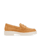 Glutorangene remonte Damen Loafer D1H03-38 mit Elastikeinsatz sowie Löcheroptik. Schuh Innenseite.