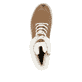 Braune remonte Damen Schnürstiefel D0C77-23 mit griffiger Glass-Fibre Sohle. Schuh von oben.