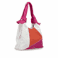 remonte Damen Handtasche Q0709-35 in Bordeauxrot aus Kunstleder mit Reißverschluss. Handtasche getragen.