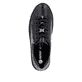 Baskets basses remonte noires pour femme D1C09-00 avec fermeture éclair. Semelle extérieure de la chaussure.