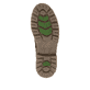Dunkelbraune remonte Hochschaftstiefel D0B80-25. Schuh Laufsohle.