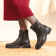 schwarze remonte Chelsea Boots D8654-00 getragen
