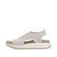 Mehrfarbige remonte Damen Riemchensandalen D1J52-90 mit Elastikeinsatz. Schuh Außenseite.