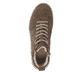 Braune remonte Damen Schnürstiefel D3Q70-26 mit wasserabweisender TEX-Membran. Schuh von oben.