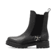 Schwarze remonte Chelsea Boots D2286-03 mit Reißverschluss sowie Komfortweite G. Schuh Außenseite.
