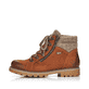 
Braune remonte Damen Schnürstiefel D7478-22 mit einer dämpfenden Profilsohle. Schuh Außenseite