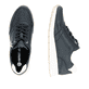Blaue remonte Damen Sneaker Low D2G01-14 mit Reißverschluss sowie Komfortweite G. Schuh von oben, liegend.
