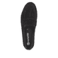 Nachtschwarze remonte Damen Loafer D0K02-00 mit einem Elastikeinsatz. Schuh von oben.