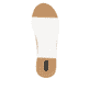 Beige remonte Damen Slipper R6712-60 mit einem Gummizug sowie der Komfortweite G. Schuh Laufsohle.