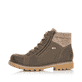 
Asphaltgraue remonte Damen Schnürstiefel D7478-45 mit Schnürung und Reißverschluss. Schuh Außenseite