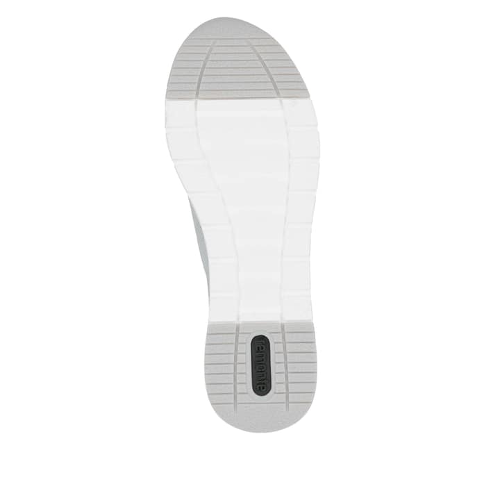 Graue remonte Damen Slipper R6712-40 mit einem Gummizug sowie der Komfortweite G. Schuh Laufsohle.