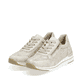 Goldene remonte Damen Sneaker Low R6700-61 mit einem Reißverschluss. Schuhpaar seitlich schräg.