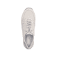 Beige remonte Damen Sneaker Low D3100-60 mit einer Schnürung. Schuh von oben.