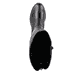 
Mitternachtsschwarze remonte Damen Hochschaftstiefel R6581-04 mit Reißverschluss. Schuh von oben