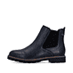 Blaue remonte Chelsea Boots D2Q70-14 mit wasserabweisender remonteTEX-Membran. Schuh Außenseite.